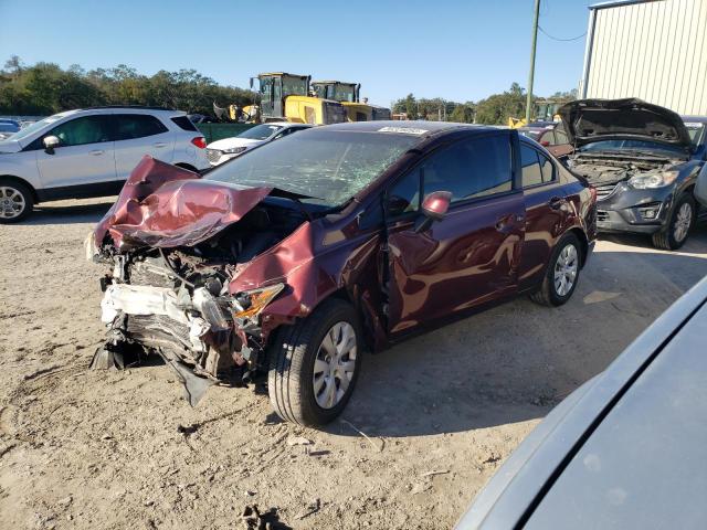 HONDA CIVIC LX 2012 with VIN 19XFB2F53CE092557 - Photo from auction