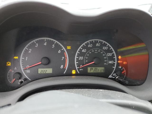 Photo 9 from auction – 2009 TOYOTA COROLLA BA with VIN 1NXBU40E89Z060447