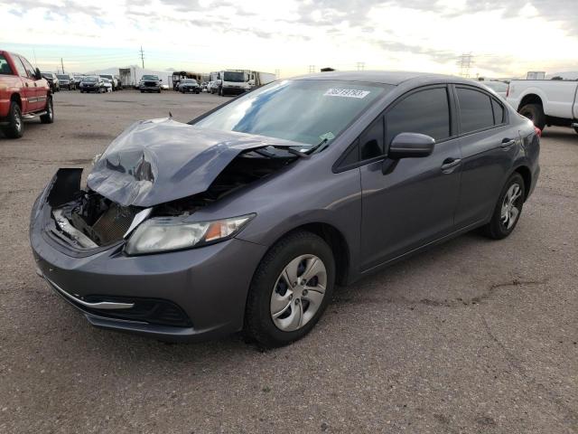 HONDA CIVIC LX 2014 with VIN 19XFB2F54EE021211 - Photo from auction