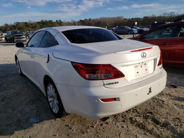 Photo 2 from auction – 2010 LEXUS IS 250 with VIN JTHFF2C21A2504479