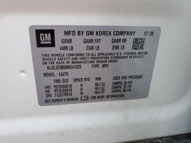 Photo 14 from auction – 2021 BUICK ENCORE PRE with VIN KL4CJESB5MB341520