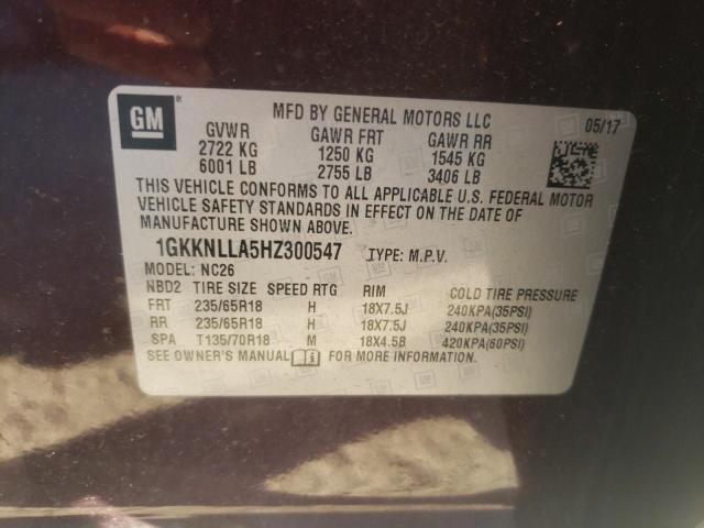 Photo 14 from auction – 2017 GMC ACADIA SLE with VIN 1GKKNLLA5HZ300547