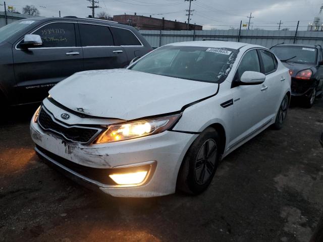 KIA OPTIMA HYB 2013 with VIN KNAGM4AD6D5047051 - Photo from auction