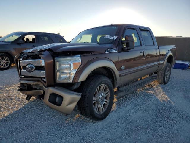 FORD F250 SUPER 2011 with VIN 1FT7W2BT4BEC56387 - Photo from auction