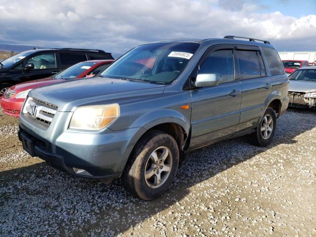 HONDA PILOT EX 2006 with VIN 2HKYF18546H521726 - Photo from auction