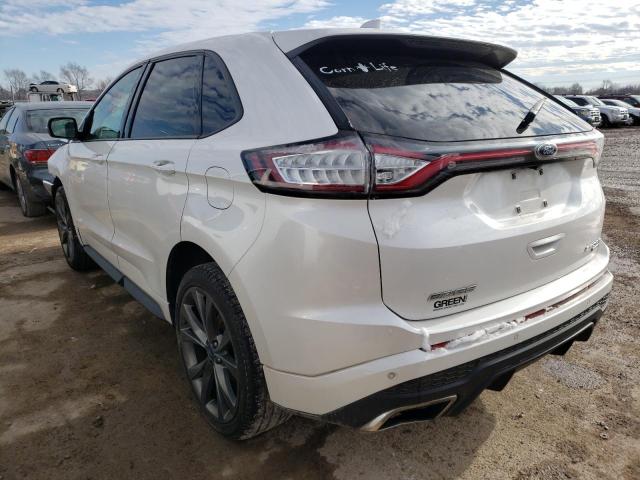 Photo 2 from auction – 2016 FORD EDGE SPORT with VIN 2FMPK4AP3GBC64183