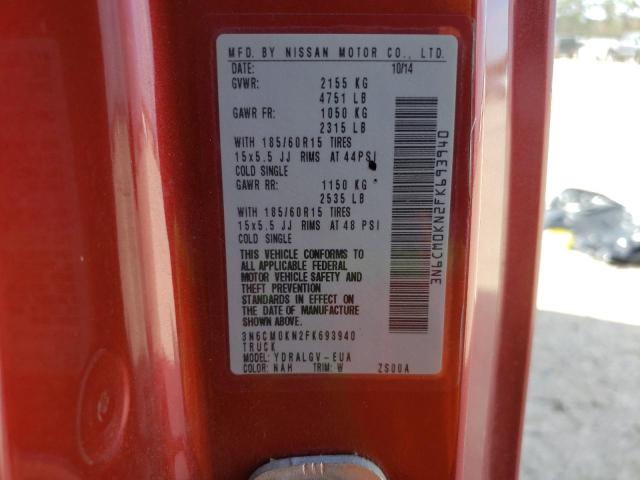 Photo 14 from auction – 2015 NISSAN NV200 2.5S with VIN 3N6CM0KN2FK693940