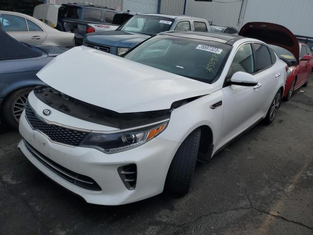 KIA OPTIMA SX 2016 with VIN 5XXGW4L24GG013411 - Photo from auction