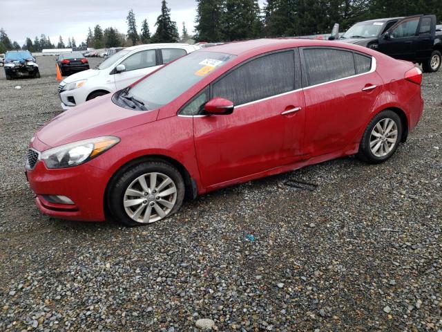 KIA FORTE EX 2014 with VIN KNAFX4A80E5053497 - Photo from auction