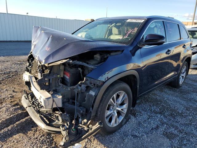 TOYOTA HIGHLANDER 2015 with VIN 5TDJKRFH8FS127939 - Photo from auction
