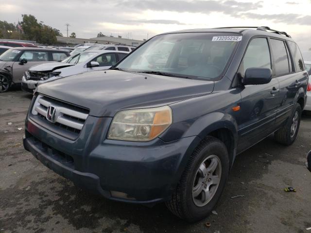 HONDA PILOT EX 2006 with VIN 2HKYF18586H522605 - Photo from auction