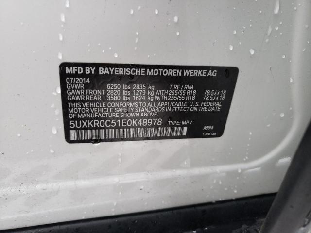 Photo 14 from auction – 2014 BMW X5 XDRIVE3 with VIN 5UXKR0C51E0K48978