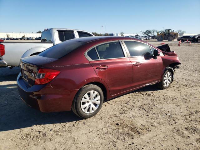 Photo 3 from auction – 2012 HONDA CIVIC LX with VIN 19XFB2F53CE092557