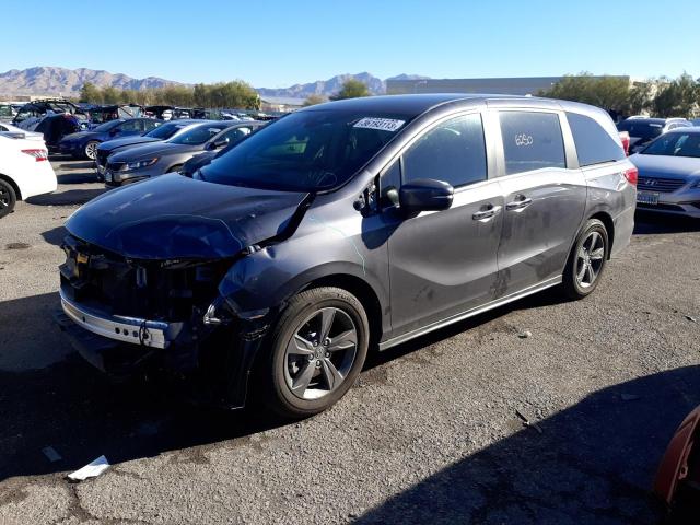 HONDA ODYSSEY EX 2022 with VIN 5FNRL6H57NB044796 - Photo from auction