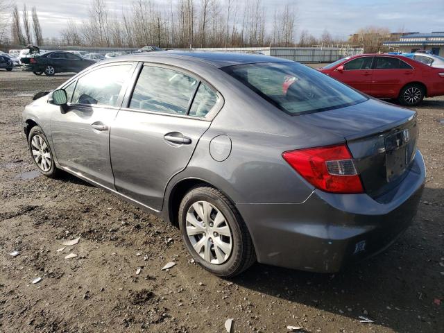 Photo 2 from auction – 2012 HONDA CIVIC LX with VIN 19XFB2F53CE328897
