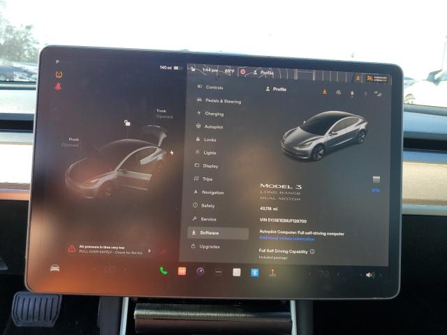 Photo 9 from auction – 2018 TESLA MODEL 3 with VIN 5YJ3E1EB6JF128700