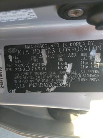Photo 14 from auction – 2012 KIA SPORTAGE B with VIN KNDPB3A22C7293261