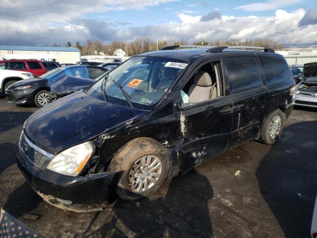 KIA SEDONA LX 2011 with VIN KNDMG4C7XB6372135 - Photo from auction