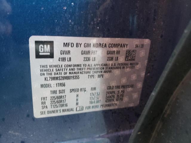 Photo 14 from auction – 2021 CHEVROLET TRAILBLAZE with VIN KL79MMS28MB019355
