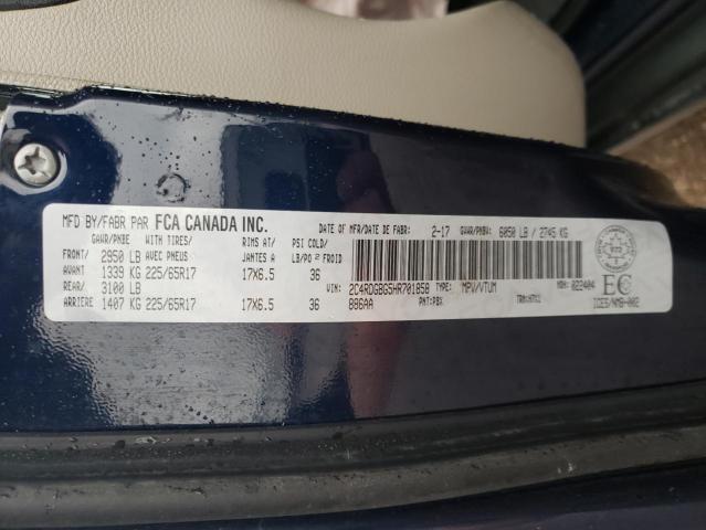Photo 14 from auction – 2017 DODGE GRAND CARA with VIN 2C4RDGBG5HR701858