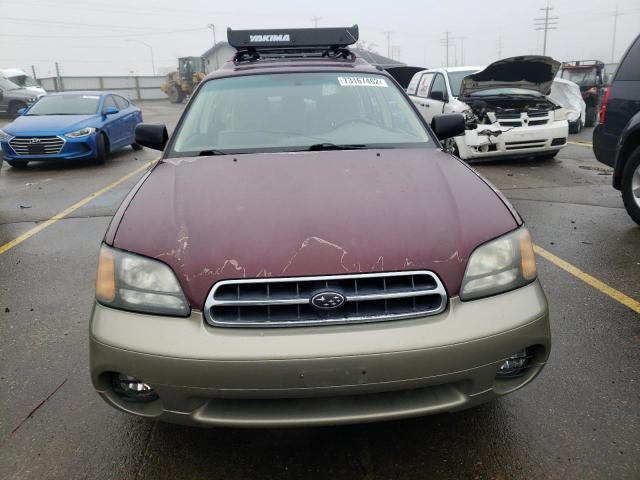 Photo 5 from auction – 2000 SUBARU LEGACY OUT with VIN 4S3BH6659Y6641941
