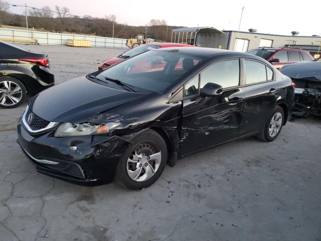 HONDA CIVIC LX 2013 with VIN 19XFB2F59DE019534 - Photo from auction