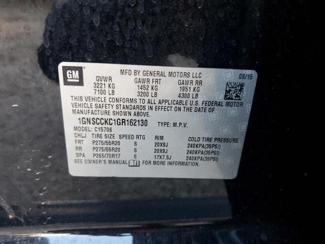 Photo 14 from auction – 2016 CHEVROLET TAHOE C150 with VIN 1GNSCCKC1GR162130