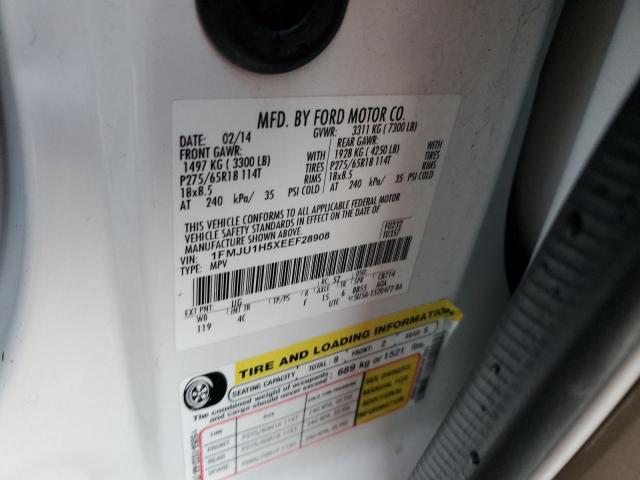 Photo 14 from auction – 2014 FORD EXPEDITION with VIN 1FMJU1H5XEEF28908