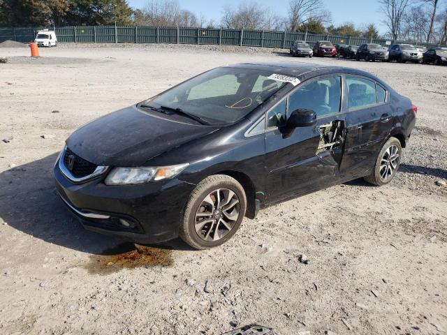 HONDA CIVIC EXL 2013 with VIN 2HGFB2F97DH511214 - Photo from auction
