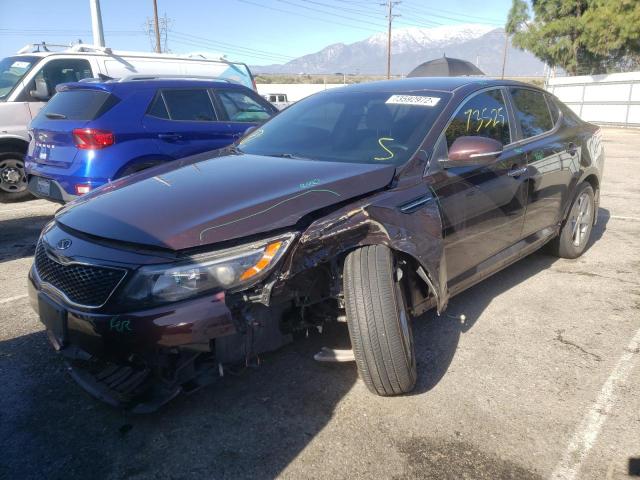 KIA OPTIMA LX 2015 with VIN 5XXGM4A76FG412209 - Photo from auction
