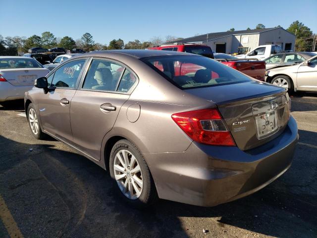 Photo 2 from auction – 2012 HONDA CIVIC EX with VIN 2HGFB2F82CH527035