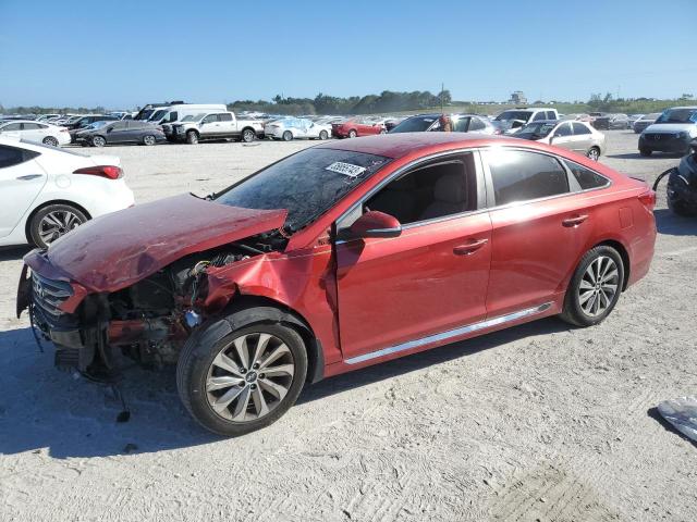 HYUNDAI SONATA 2017 with VIN 5NPE34AF0HH509270 - Photo from auction