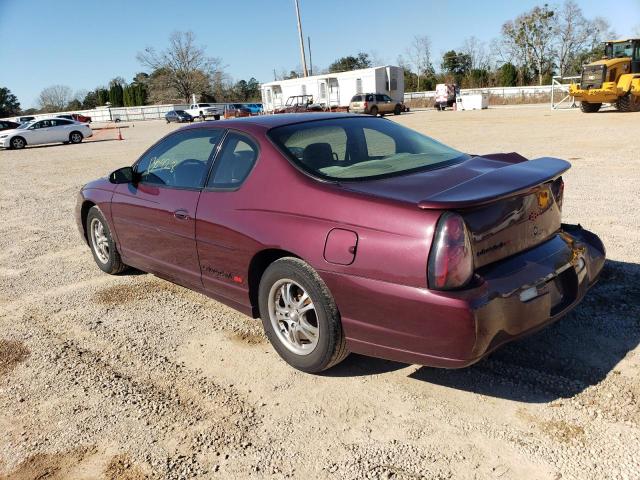 Photo 2 from auction – 2003 CHEVROLET MONTE CARL with VIN 2G1WX12KX39248947