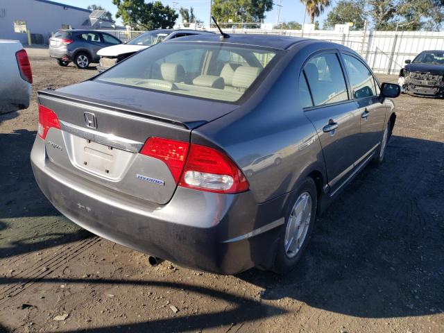 Photo 3 from auction – 2010 HONDA CIVIC HYBR with VIN JHMFA3F28AS004786