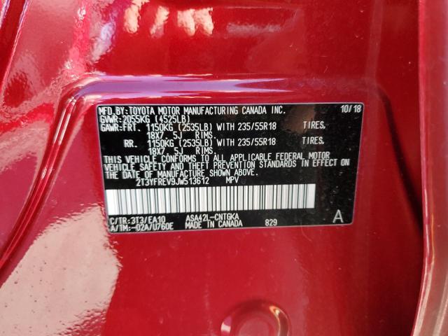 Photo 14 from auction – 2018 TOYOTA RAV4 LIMIT with VIN 2T3YFREV9JW513612