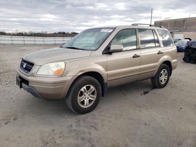 HONDA PILOT 2003 with VIN 2HKYF18503H600998 - Photo from auction