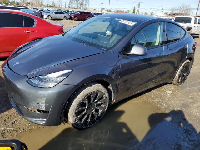 TESLA MODEL Y 2021 with VIN 5YJYGDEE5MF199757 - Photo from auction