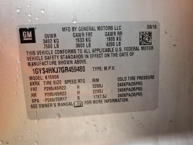 Photo 14 from auction – 2016 CADILLAC ESCALADE E with VIN 1GYS4HKJ7GR459480