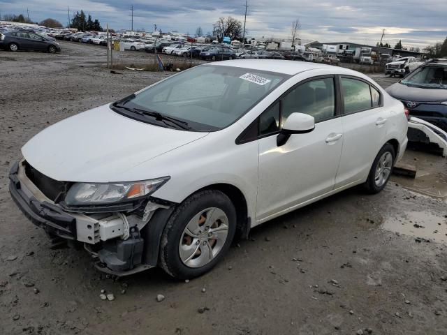 HONDA CIVIC LX 2013 with VIN 2HGFB2F4XDH107215 - Photo from auction