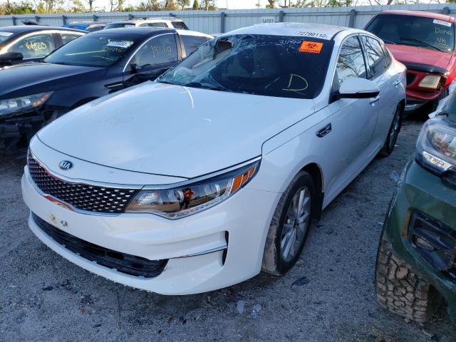KIA OPTIMA EX 2017 with VIN 5XXGU4L35HG145223 - Photo from auction