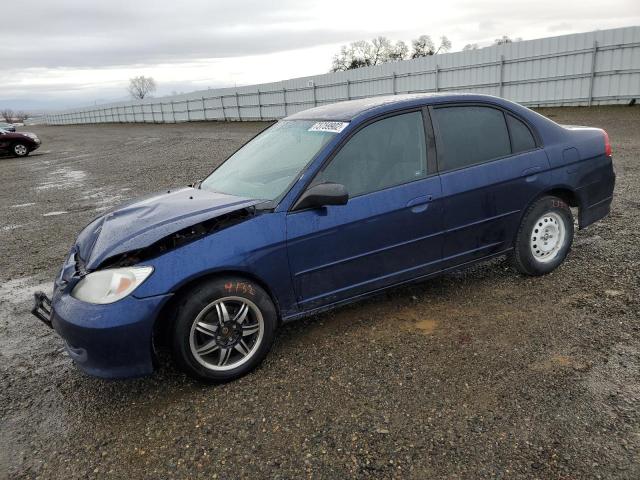 Photo 1 from auction – 2004 HONDA CIVIC LX with VIN 2HGES16554H584181
