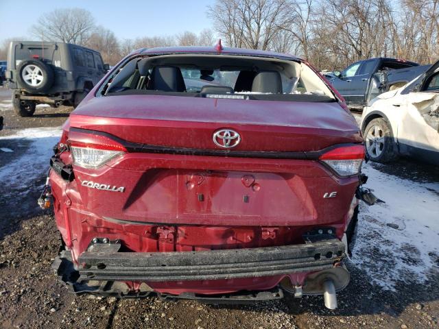 Photo 6 from auction – 2022 TOYOTA COROLLA LE with VIN JTDEPMAE3NJ212282