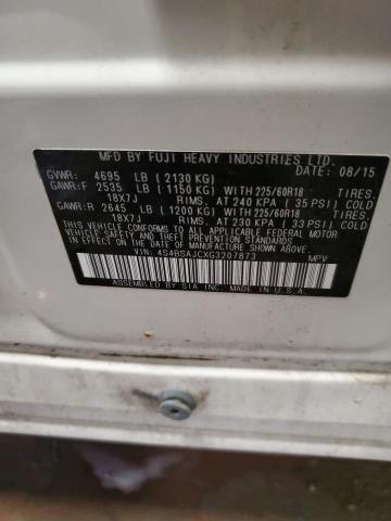 Photo 14 from auction – 2016 SUBARU OUTBACK 2. with VIN 4S4BSAJCXG3207873