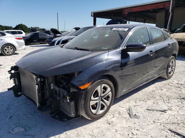 Photo 1 from auction – 2018 HONDA CIVIC LX with VIN 19XFC2F58JE033711