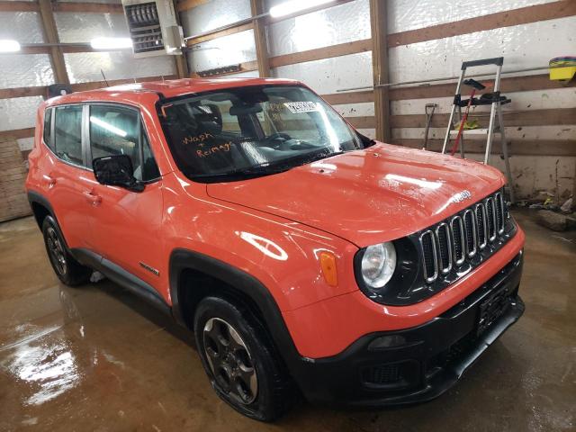 Photo 4 from auction – 2016 JEEP RENEGADE S with VIN ZACCJBAT8GPC55837