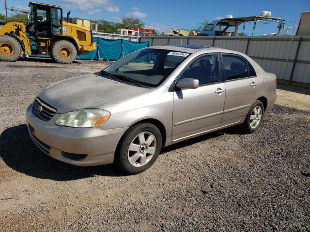 TOYOTA COROLLA CE 2003 with VIN 1NXBR38E93Z062439 - Photo from auction