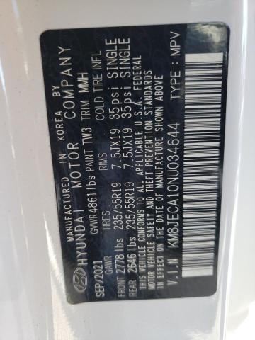 Photo 14 from auction – 2022 HYUNDAI TUCSON LIM with VIN KM8JECA10NU034644
