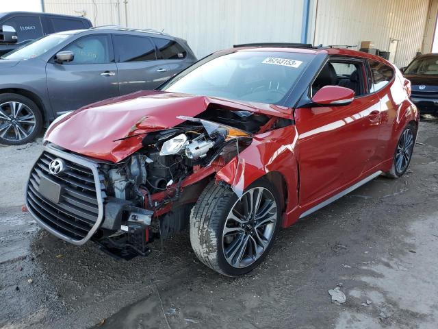 HYUNDAI VELOSTER T 2017 with VIN KMHTC6AE8HU308518 - Photo from auction