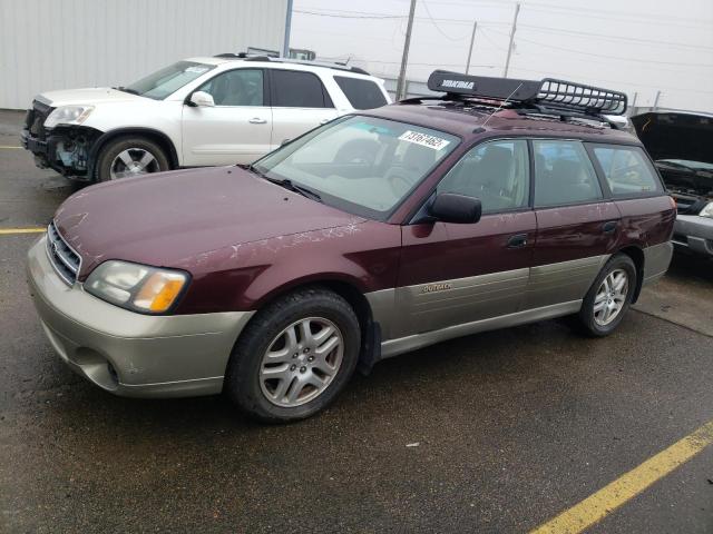 Photo 1 from auction – 2000 SUBARU LEGACY OUT with VIN 4S3BH6659Y6641941