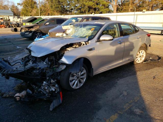 KIA OPTIMA EX 2018 with VIN 5XXGU4L35JG182407 - Photo from auction